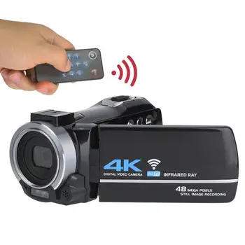 

DV-FR485 270 Degree Rotation 3 Inch IPS Screen 4K 48MP HD Digital DV Camera 16X Zoom Wifi Remote Control