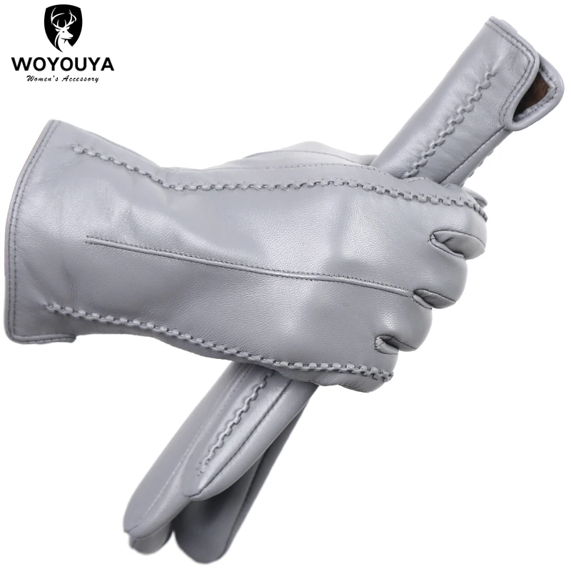 

Apparel Accessories Women's gloves Touch Screen leather gloves color women's leather gloves,keep warm winter gloves-2226
