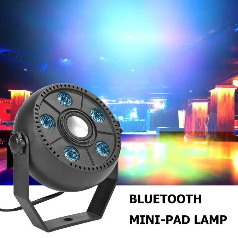 

Mini Bluetooth Mini-Pad Lamp 5/6LED Par Lamp Stage Light KTV Bar Party Club DJ Disco Projector Shopping Mall Wedding Karaoke