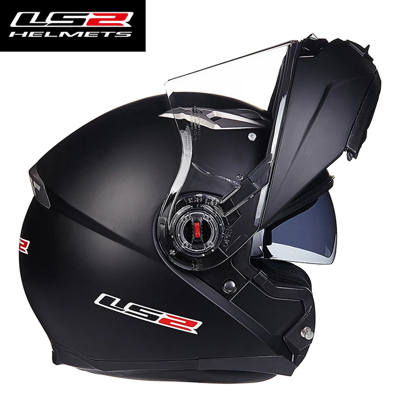 LS2 FF370 флип-ап мото rcycle шлем модульный с двойным шлемом стекло черный Солнечный козырек capacetes para мото гоночный шлем jet - Цвет: 2