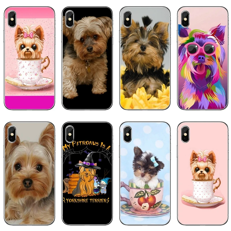 Yorkshire Terrier Dog Accessories Phone Case For iPhone 11 Pro XS Max XR X 8 7 6 6S Plus 5 5S SE 4S 4 iPod Touch | Мобильные