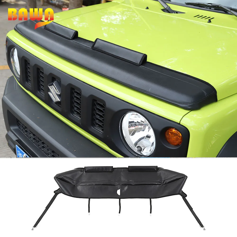 

BAWA Black New Car Covers Engine Hood Cover Protector Accessories For Suzuki Jimny 2019 2020