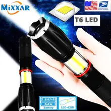 EZK20 дропшиппинг светодиодный ручной тактический фонарь 18650 фонарь COB Магнитный 6 режимов водостойкий для экстренных ситуаций