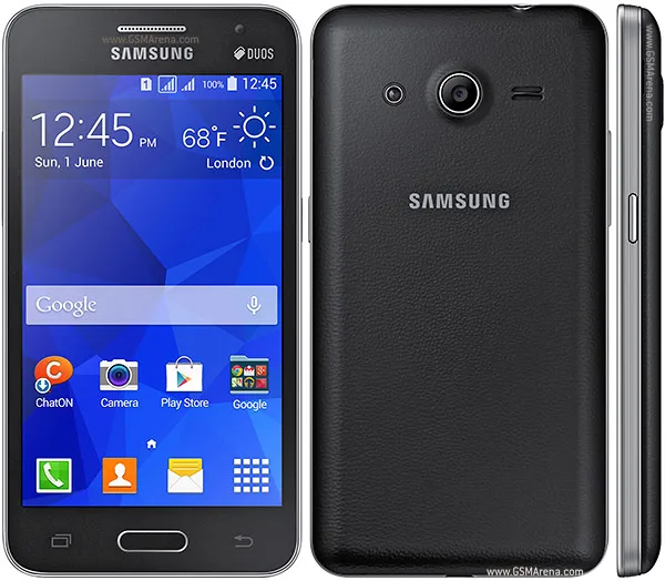 Телефон Samsung Galaxy Core II G355H две sim карты 4 Гб ПЗУ 768 ОЗУ 5 МП Wi Fi GPS четыре ядра дюйма