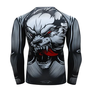 

3D MMA t shirt men rashguard jiu jitsu bjj t-shirt compression shirt muay thai breathable boxing jerseys fight jersey men of the
