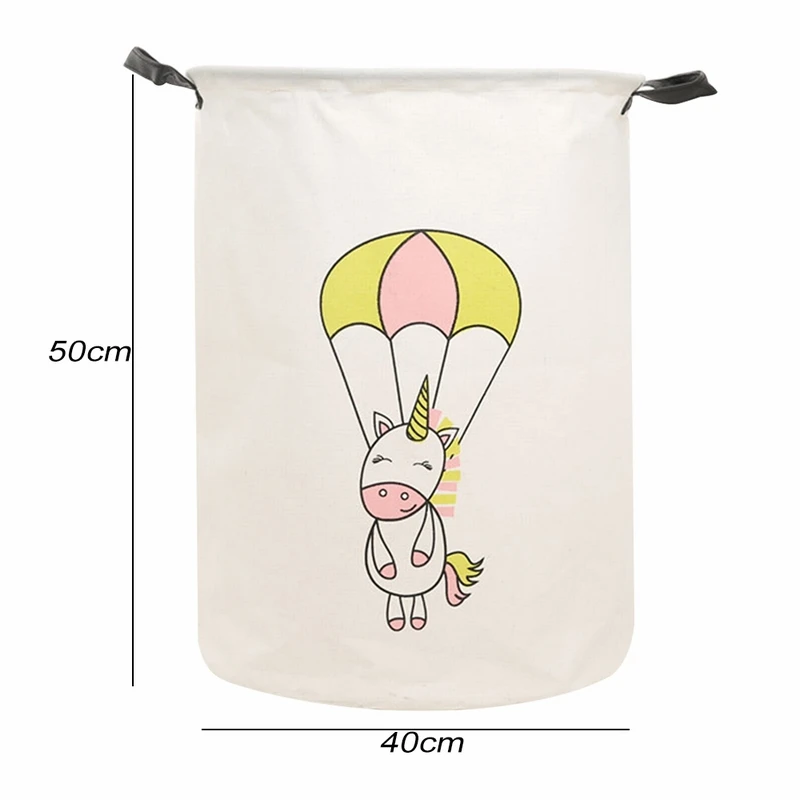 Big Capacity Laundry Basket Waterproof Dirty Clothes Children Folding Toy Storage Basket Portable Kids Laundry Organizer