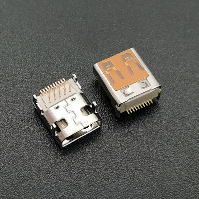 10 шт. микро HDMI гнездо D Тип 19P разъем|jack stereo|female female headphone jackfemale banana jack |