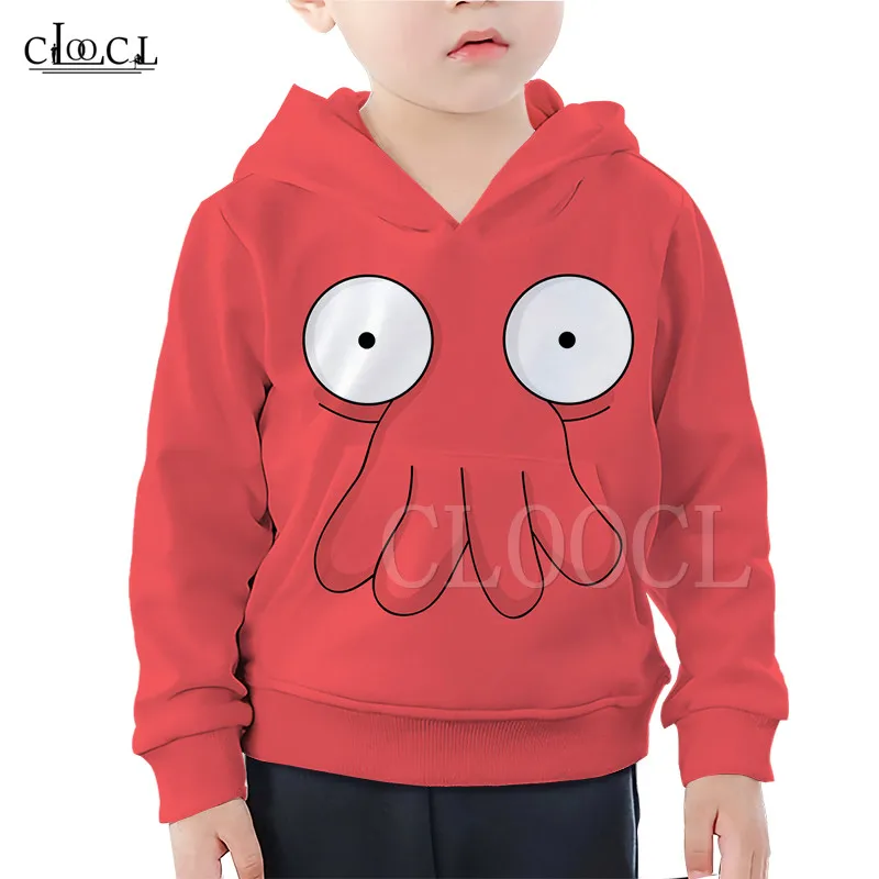Futurama/Детские толстовки с капюшоном и 3D принтом; толстовки для мальчиков и девочек; осенние детские толстовки с капюшоном больших размеров; топы; Семейные комплекты; пуловеры