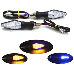 Clignotant LED universel pour motos, 1 pièce, feu arrière, eau courante 