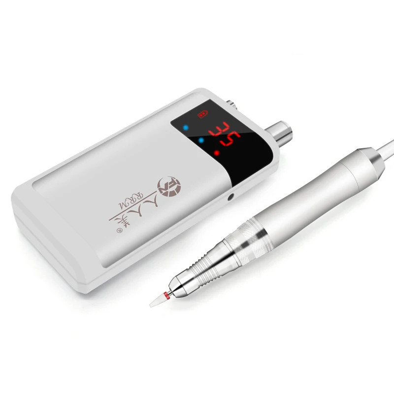 35000RPM Electric Nail Drill Manicure Machine Pedicure Set Portable Rechargeable High-end Cord Nails Art Bits Polish Tools 6