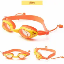 Очки для детей, мужчин и женщин, мультфильм, звезда, силикагель, PC линзы, студенческие, водонепроницаемые, противотуманные, ушные затычки, в коробке, очки для плавания