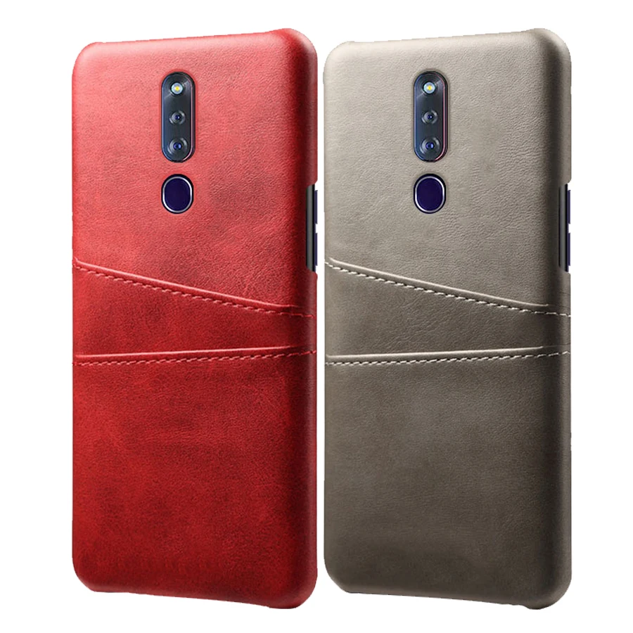 SCK кожаный держатель для карт чехол для телефона для OPPO F1 Plus F1S F3 Plus F5 F9 FIND X Find X2 F11 Pro F9 Pro F7 F11 чехол для телефона
