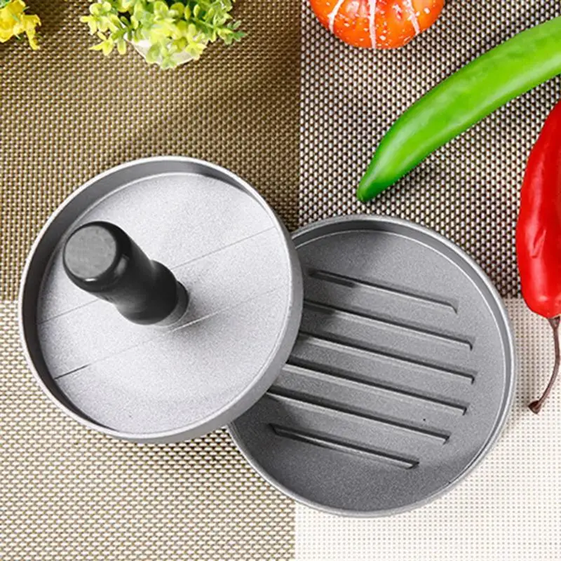 1 комплект пресс для формирования котлет круглый из алюминиевого сплава мясо для гамбургеров гриль для говядины пресс для бургеров Patty форма для выпечки Кухня мясо инструмент