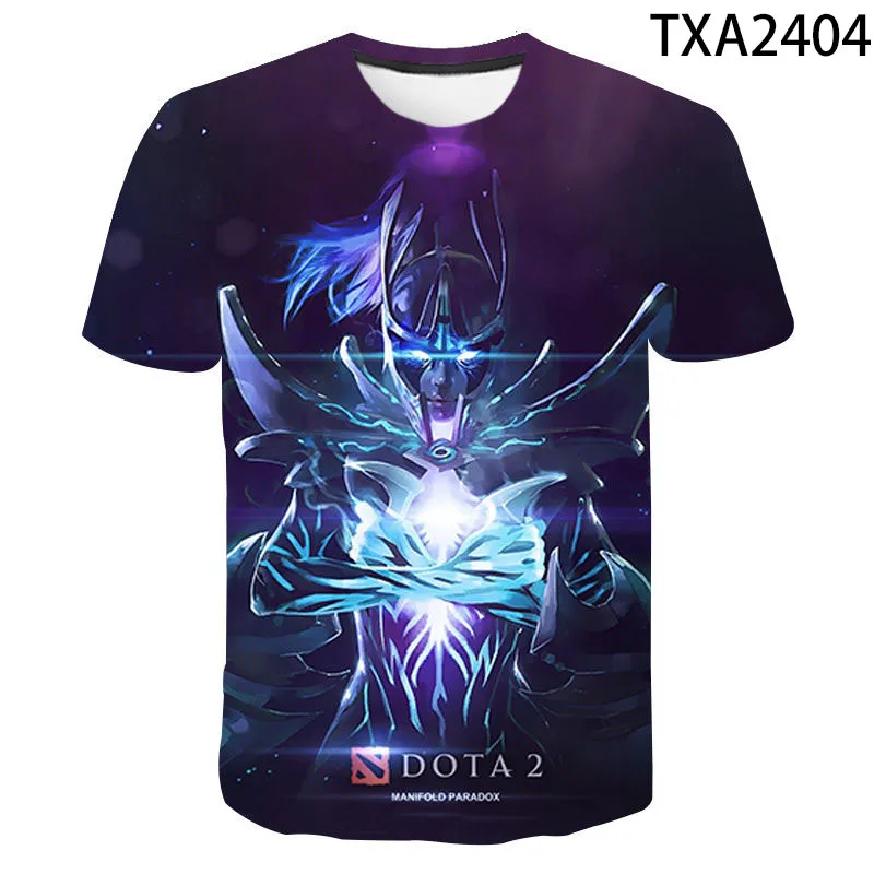 

2020 New Dota 2 3D Printed T shirt Men Women Children Games T-shirt Summer Short Sleeve Fashion Harajuku style streetwear