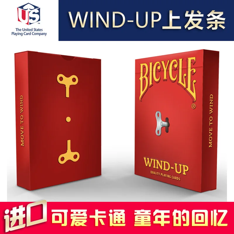 

Hui qi Poker Bicycle Wind-up on Spring Cute Cartoon Import Playing Cards Card
