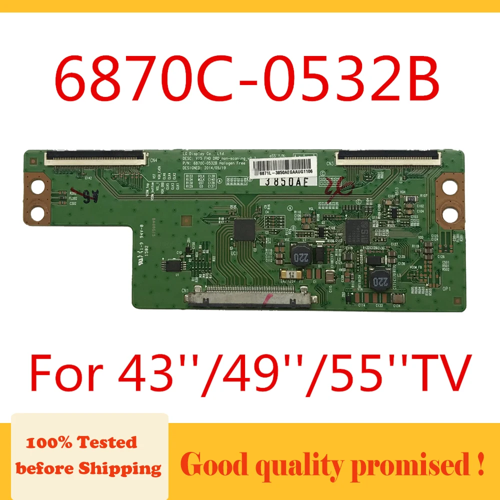 6870C 0532B для 43 '཭'' 55 ''TV Tcon логическая плата LG TV placa tv lg Original T con Card