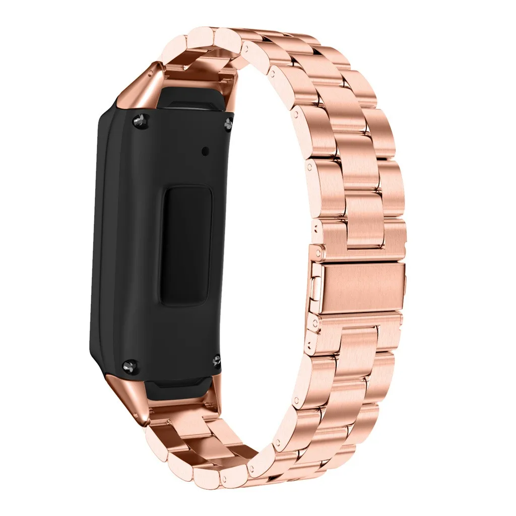 Ouhaobin 14 мм ремешок для часов из нержавеющей стали для samsung Galaxy Fit Quick Release Easy Fit сменный ремешок на запястье 107#2