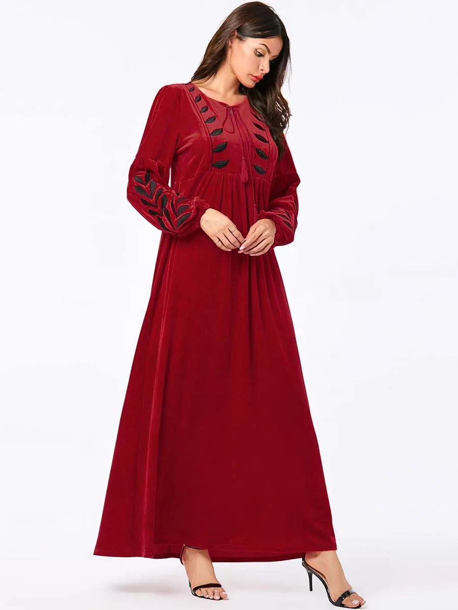 BNSQ арабское золото бархат вышитые abaya индийская одежда для женщин Punjabi Kurta вечерние макси с длинным рукавом пакистанские платья