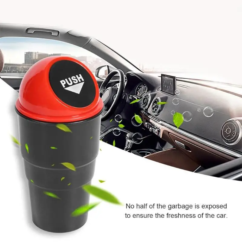 

Universal Car Mini Garbage Can Trash Organizer Garbage Holder Automobiles Storage Bag Creative Vehicle Dust Holder