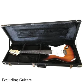 

Deluxe High-Grade Electric Guitar Hard Case Box Bag Microgroove Flat Surface Pro Series Guitar Case For Electric Guitars Only