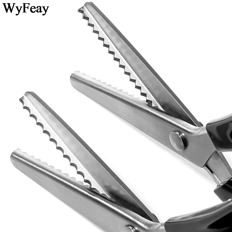 Stainless Steel Pinking Shears Comfort Grip Handled Professional Crafts Dressmaking Zig Zag Cut Scissors Sewing Scissors Fabric sewing scissors tailor scissors sewing supplies craft scissors