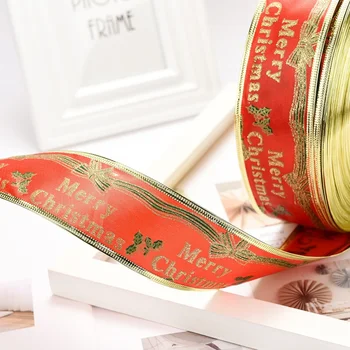 

Christmas Decoration 5cm High-end Printing Snowflake Ribbon, DIY Creative Handmade Ribbon*