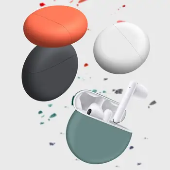 

9 Colors Solid Earphones Case For Huawei Freebuds 3 Cover Soft Silicone Wireless Bluetooth Headphone Protective Anti-slip Cover
