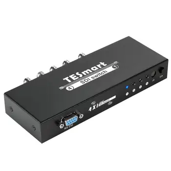 

TESmart 4 in 1 out SDI Switch Seamless channel switch 480i@60Hz, 576i@50Hz