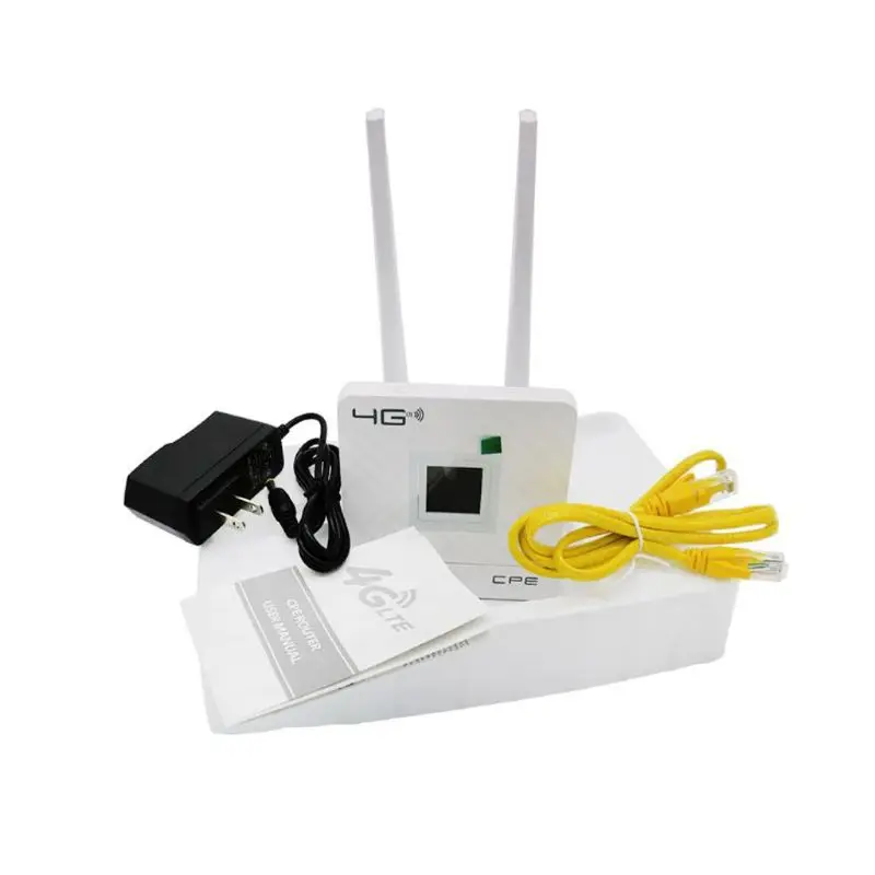 Разблокированный 150 Мбит/с 4G LTE CPE мобильный WiFi беспроводной маршрутизатор с слотом sim-карты порта LAN