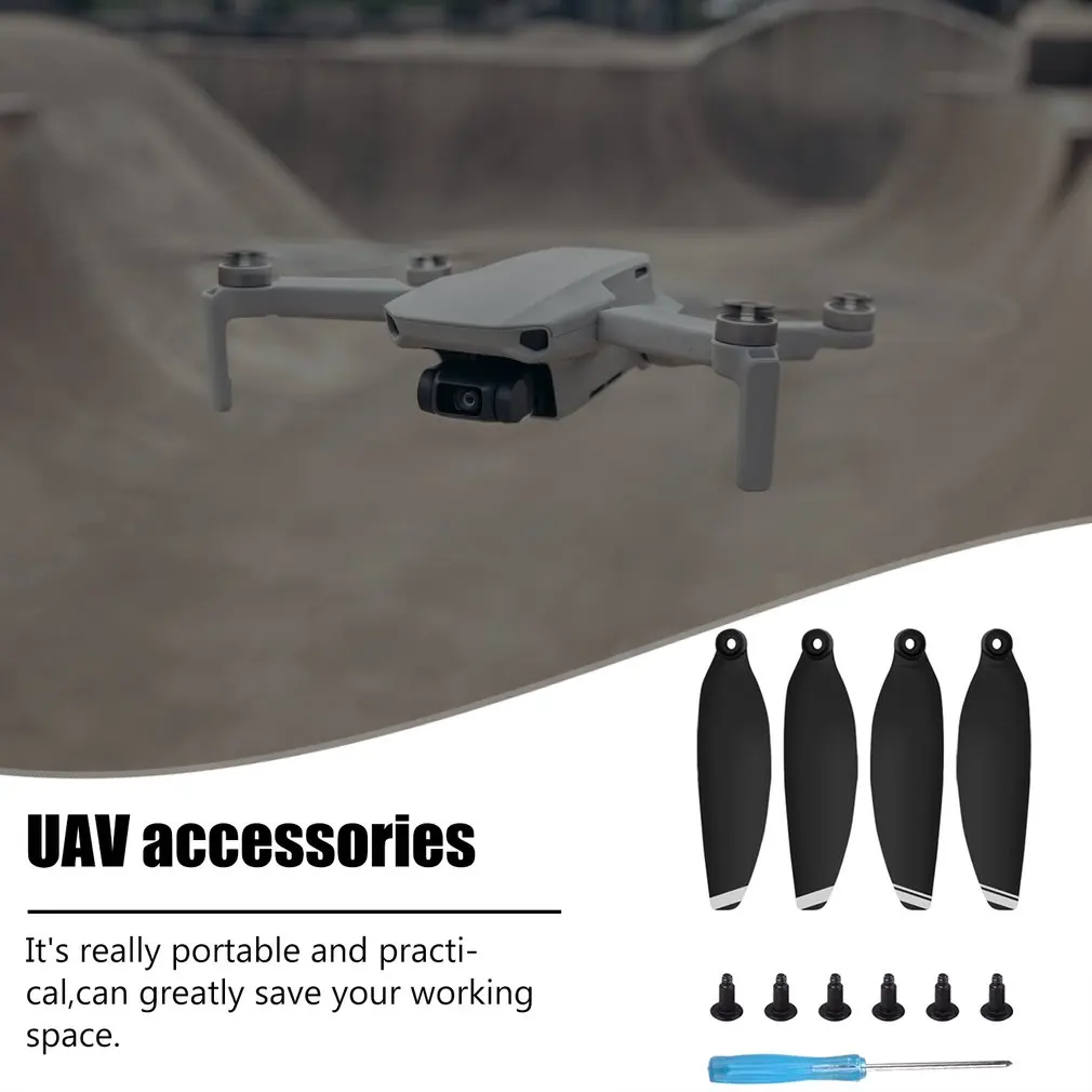 Мини-пропеллеры 4726 для Dji Mavic, мини-Дрон, тише, полёт, золотая, Серебряная линия, мощные складные, малошумные пропеллеры