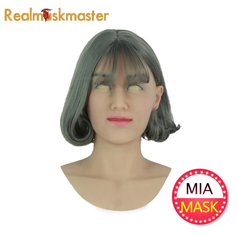 Realmaskmaster силиконовый Миа маска искусственные с реалистичной кожей для