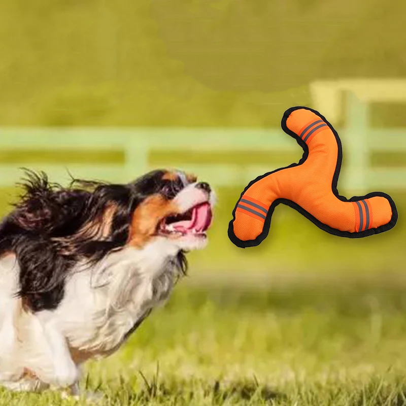 Aapet 1 шт. треугольные Бумеранг игрушки для собак Pet летающие Дисковые игрушки Светоотражающие Бумеранг устойчивые к укусам дротика для дрессировки домашних животных жевательная игрушка для собак