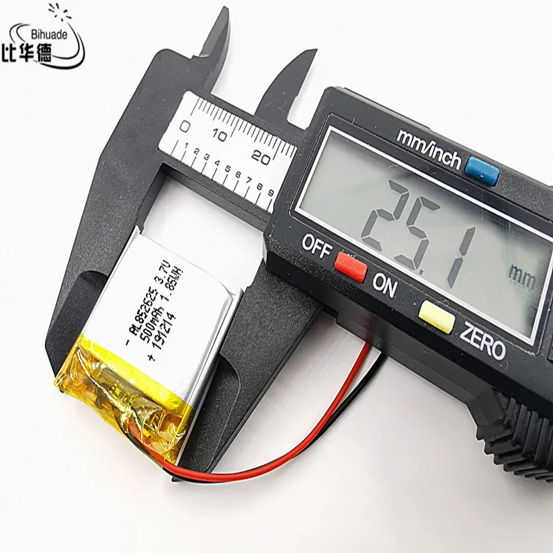 3.7V,500mAH,802525 852526 polymer lithium ion / Li-ion battery for GPS,mp3,mp4,mp5,dvd,bluetooth,model toy mobile bluetooth