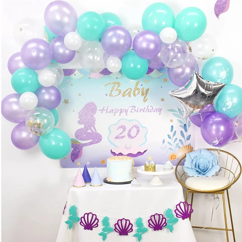 Little-Mermaid-Party-Supplies-Mermaid-Balloon-Banner-Decoration-Mermaid-Birthday-Party-Favors-Kids-Birthday-Parties-Decorations