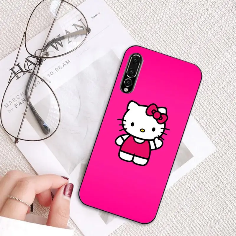 Yinuoda милый Kawaii hello kitty чехол для телефона для huawei P20 P30 P20Pro P20Lite P30Lite Psmart P10 9lite