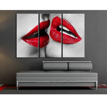 

5D sexy DIY red lip diamond cross stitch painting, full square diamond embroidery art home decoration Mosaic FF333