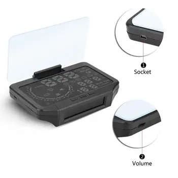 

5.5 Inch Cuque Car HUD Large Screen Head Up Display Windshield Screen Projector LCD + TPMS Tire Pressure System