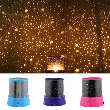

2019 Star Light Projector LED Night Star Moon Master Children Kid Baby Romantic Colorful Decor Battery Projection Lamp