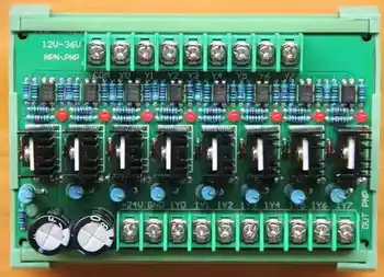 

8-channel Amplifier Board Output NPN Input Universal PLC Protection Board with Heat Sink