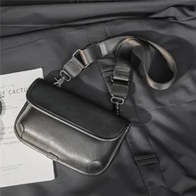 

Casual Fashion Shoulder Bag Men Satchel Square Flap Bag Men Crossbody Bag Leather Mobile Phone Bag Male Crossbody Bag 2021 New