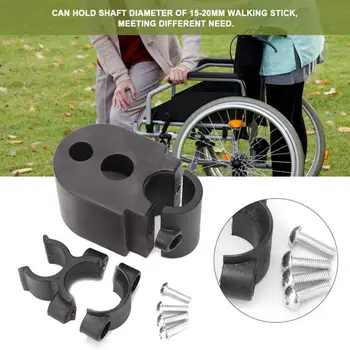 

4 Set Wheelchair Walking Stick Rack Stand Bracket Crutch Holder Electric Scooter Wheel Chair Accessory for elderly walker