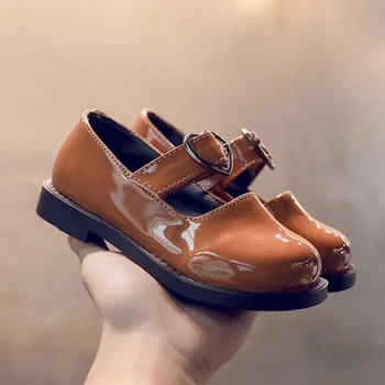 

Kids Girls Shoes Pure Color Heart-shaped Leather Shoes Kids Casual Flats School Sneakers Girl Wedding Shoes Uniform Shoes