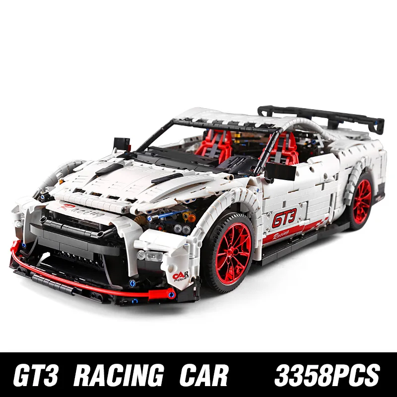От ЕС мс 13172 Technic в Nismo Nissan GTR GT3 Скорость гонки автомобиля набор совместим 25326
