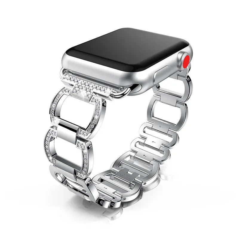 Diamond, сопутствующий браслет, ремешок для apple watch 5/4/3/2/1 apple watch 38 мм, ремешок, 40 мм 42 44 мм наручных часов iwatch, ремешок Стразы wristbelt