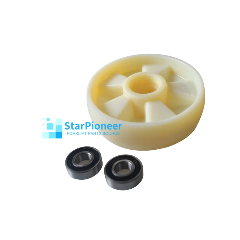 Pallet Truck Oil Tank hydraulic pallet truck wheels hand pallet truck wheel 180x50 mm White Nylon with bearings 6204