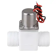 Прочный Пластик 1/" DC 3V электромагнитный клапан Пластик воды Управление автоматический мембранный клапан для кран клапана инструменты аксессуар