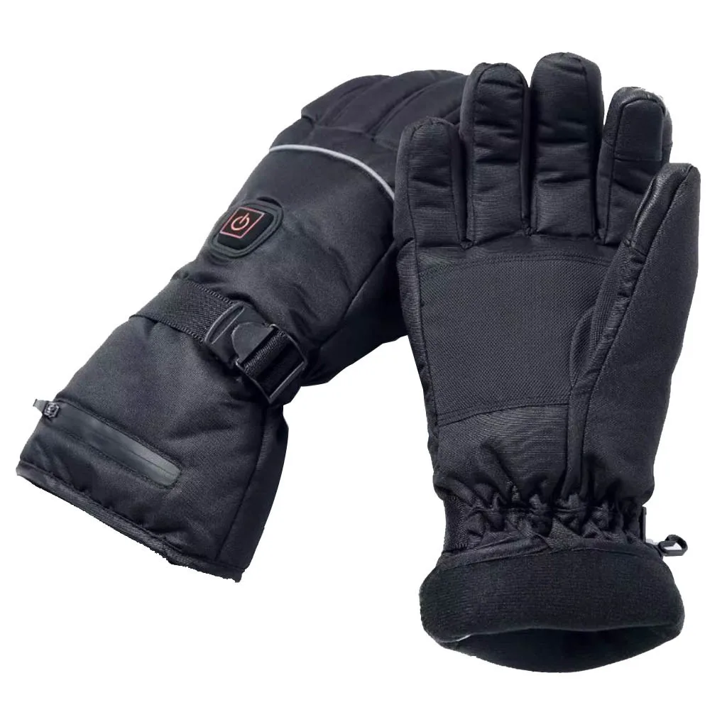 Men Women windstopper gloves Electric Heated Gloves Heat Insulated Thermal Adjustable temperature Hand Warm#40