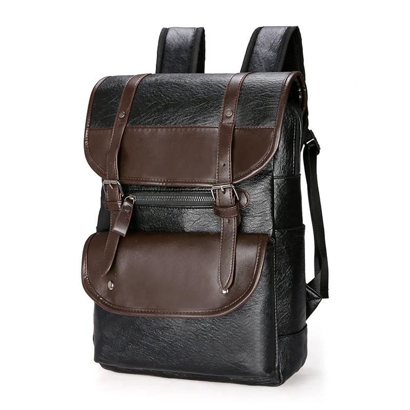 DIDA BEAR мужской рюкзак из искусственной кожи, большой рюкзак для ноутбука, мужской рюкзак, повседневная школьная сумка для подростков, высокое качество рюкзак мужской сумка мужская