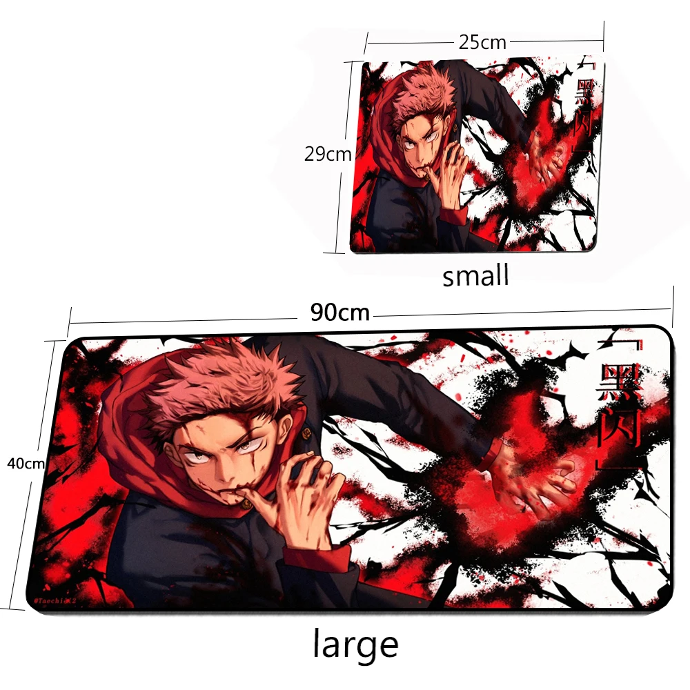 Mouse Pad Gaming Mousepad Computer Desk Mat XGZ Anime Jujutsu Kaisen Laptops Gaming PC Gamer Keyboard Rug Mat Gaming Accessories Mouse Pad Xxl Desktop Anime