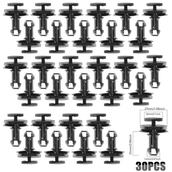 

Hot 30pcs Car Front Air Deflector Retainer Clips Auto Fender Fastener Clip 15733971 For Chevy Silverado 1500 2500